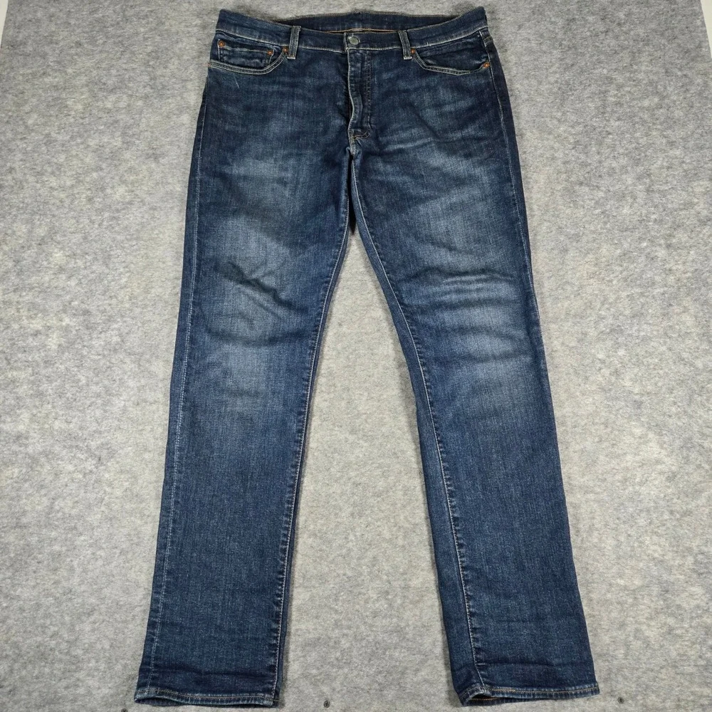 Levi's Mens Big E Blue 511 Slim Fit Denim Jeans 36x34